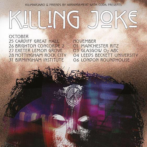 Killing Joke announce new album "Pylon" Autumn tour dates announced