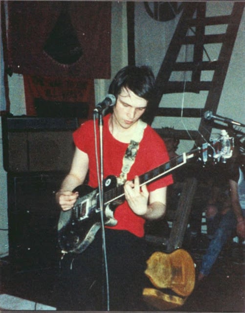 Nick Blinko of Rudimentary Peni in the early 1980s