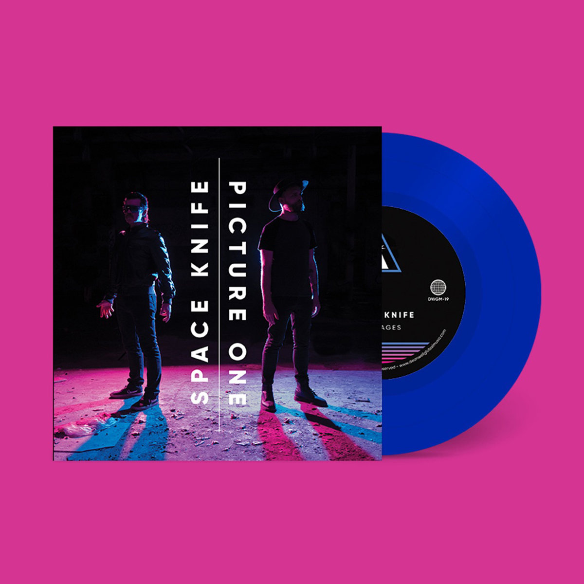 Atlanta based Synth Artists Space Knife and Picture One cover A Flock