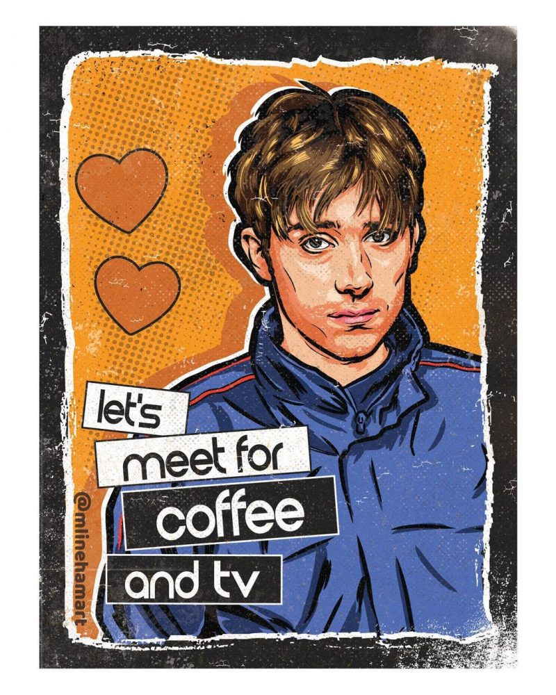 80s never die, Valentine's Day cards by Matthew Lineham