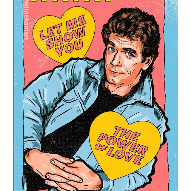 80s never die, Valentine's Day cards by Matthew Lineham