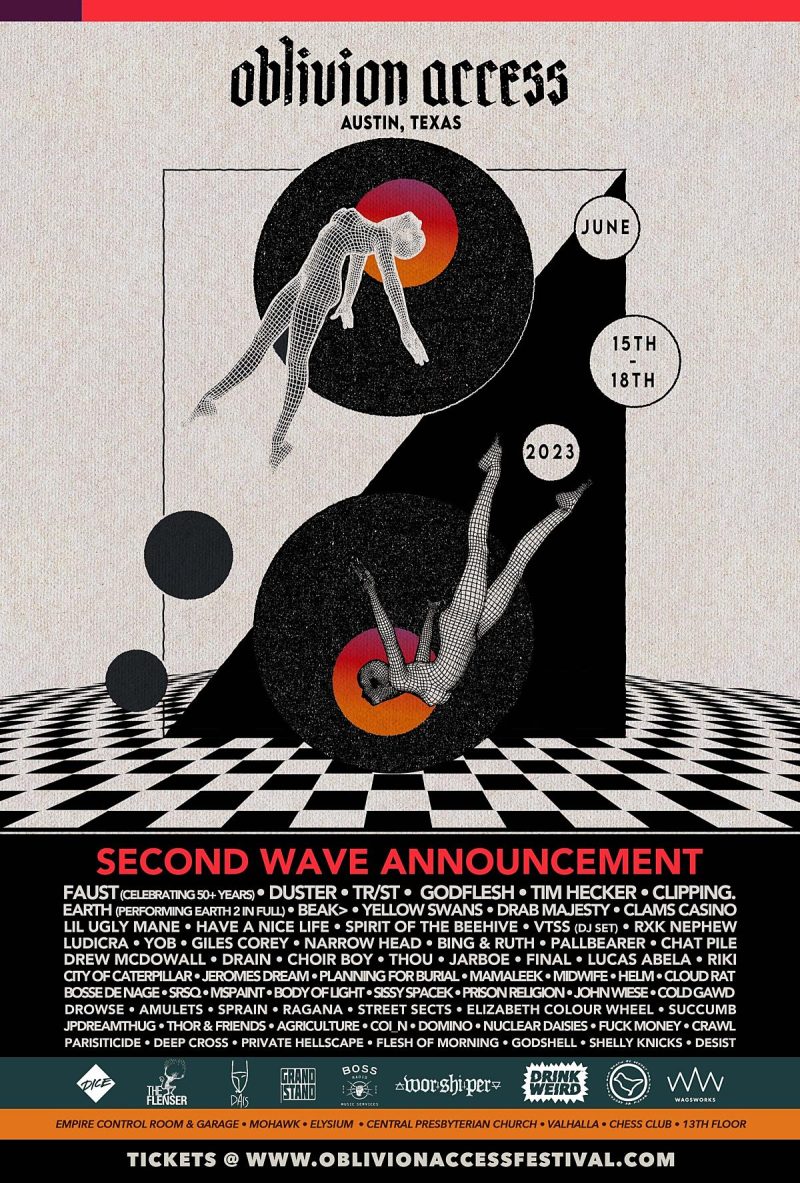 Dalset Turbine Nat Oblivion Access Announces Full Lineup with Faust, Godflesh, and TR/ST, and  Dais Records Showcase with Drab Majesty, Choir Boy, Body of Light, and  More! — Post-Punk.com