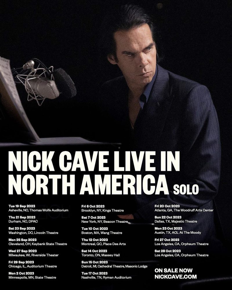 nick cave live in north america tour