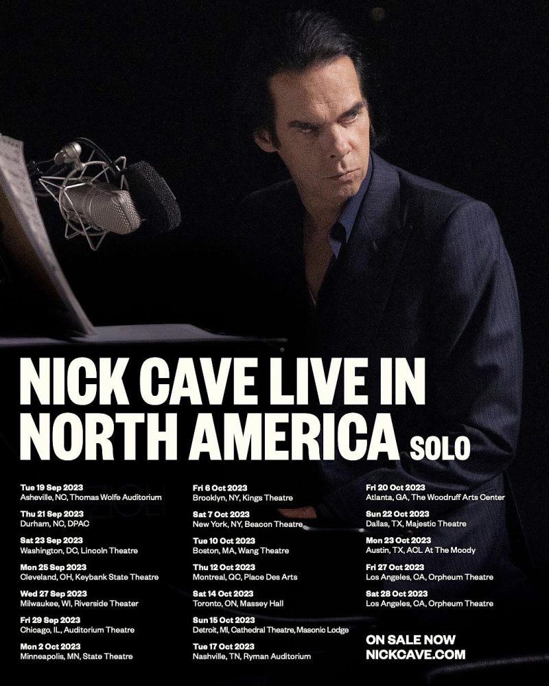 nick cave solo tour presale