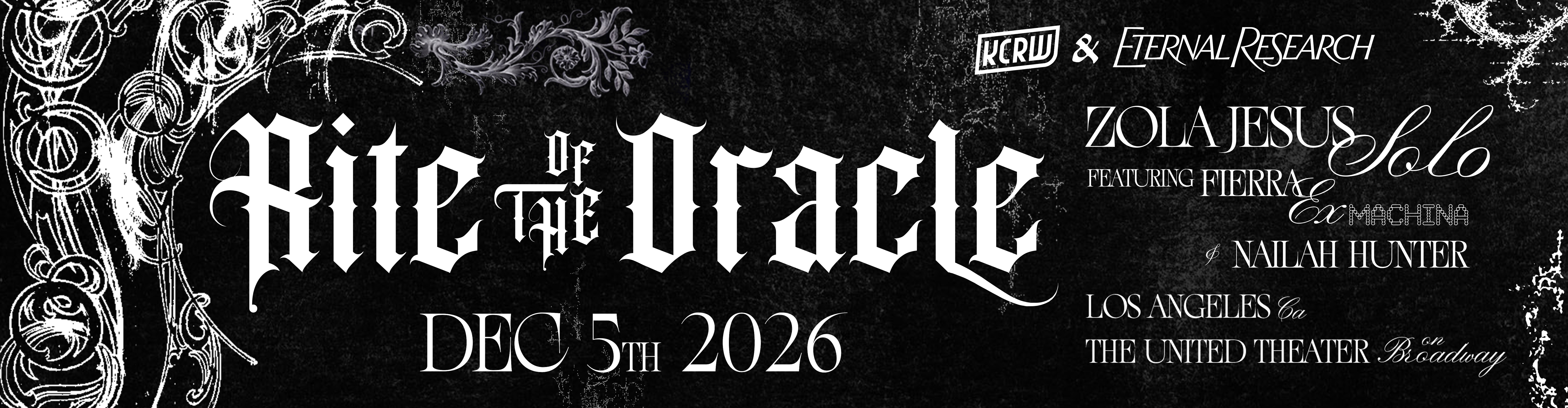 Rite of the Oracle — Get tickets